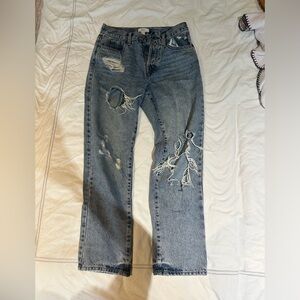 Forever 21 ripped jeans